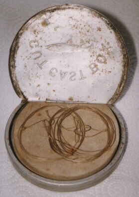 old aluminium box for soaking gut casts